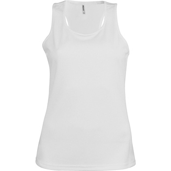 textil Dame Toppe / T-shirts uden ærmer Kariban Proact Proact Hvid