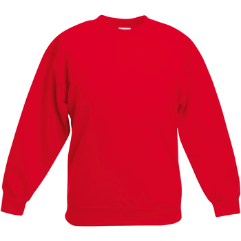 textil Børn Sweatshirts Fruit Of The Loom 62031 Rød