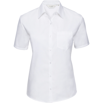 textil Dame Skjorter / Skjortebluser Russell J937F White