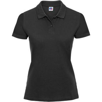 textil Dame Polo-t-shirts m. korte ærmer Russell 569F Black