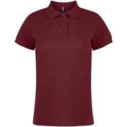 textil Dame Polo-t-shirts m. korte ærmer Asquith & Fox  Burgundy