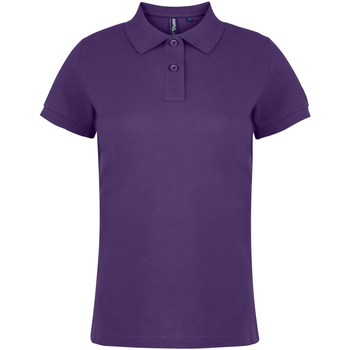 textil Dame Polo-t-shirts m. korte ærmer Asquith & Fox  Violet