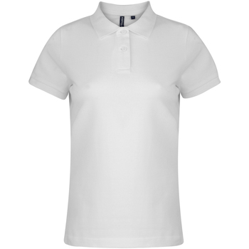 textil Dame Polo-t-shirts m. korte ærmer Asquith & Fox  Hvid