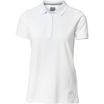 textil Dame Polo-t-shirts m. korte ærmer Nimbus Yale White