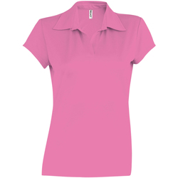 textil Dame Polo-t-shirts m. korte ærmer Kariban Proact PA483 Fuchsia