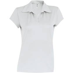 textil Dame Polo-t-shirts m. korte ærmer Kariban Proact PA483 White