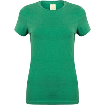 textil Dame T-shirts m. korte ærmer Skinni Fit SK121 Grøn