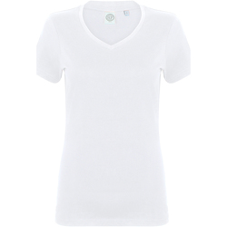 textil Dame T-shirts m. korte ærmer Skinni Fit SK122 White