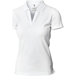 textil Dame Polo-t-shirts m. korte ærmer Nimbus Harvard White