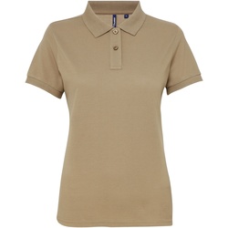 textil Dame Polo-t-shirts m. korte ærmer Asquith & Fox AQ025 Khaki