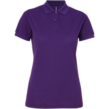 textil Dame Polo-t-shirts m. korte ærmer Asquith & Fox AQ025 Violet