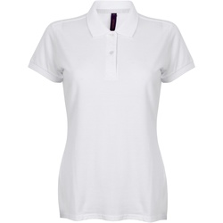 textil Dame Polo-t-shirts m. korte ærmer Henbury HB102 White