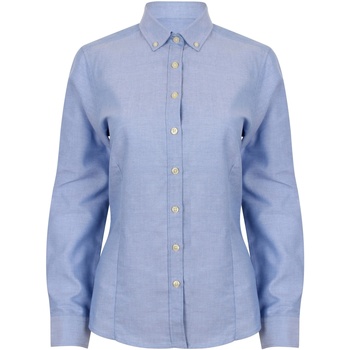 textil Dame Skjorter / Skjortebluser Henbury HB513 Blue
