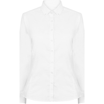 textil Dame Skjorter / Skjortebluser Henbury HB513 Hvid