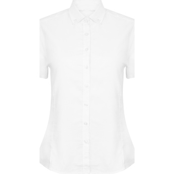 textil Dame Skjorter / Skjortebluser Henbury HB518 Hvid
