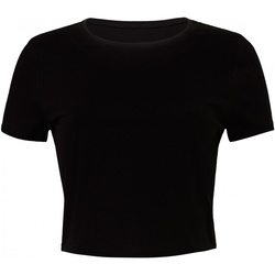 textil Dame T-shirts m. korte ærmer Bella + Canvas BE124 Black