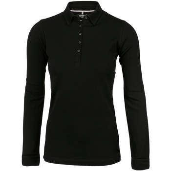 textil Dame Polo-t-shirts m. lange ærmer Nimbus Carlington Black