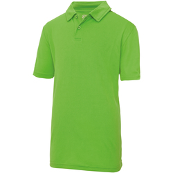 textil Børn Polo-t-shirts m. korte ærmer Awdis JC40J Lime
